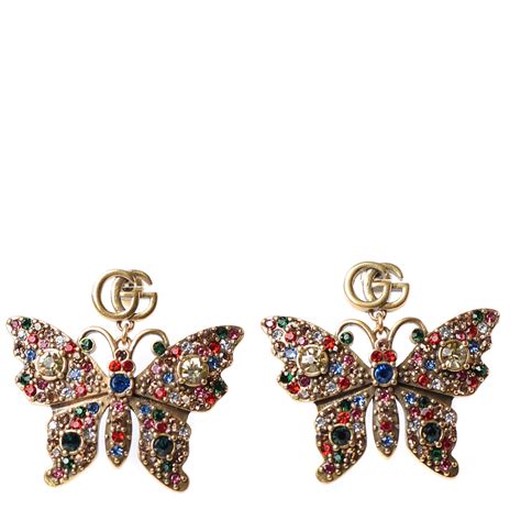 gucci dupe earrings|butterfly gucci earrings.